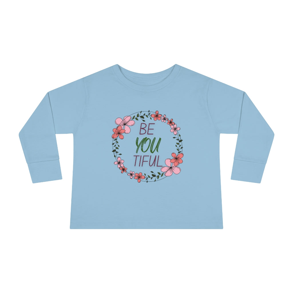 beYOUtiful - Toddler long sleeve T-shirt