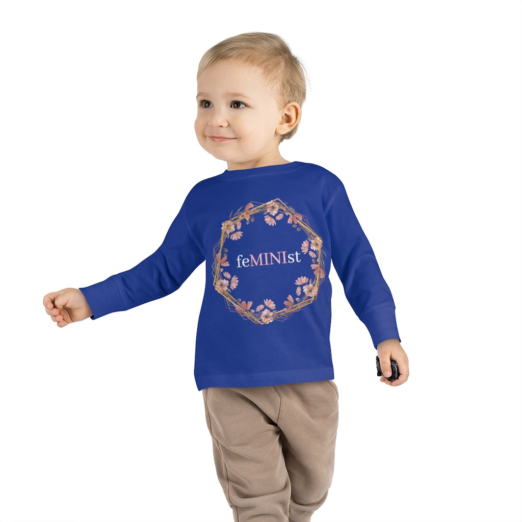 feMINIst - Toddler long sleeve T-shirt