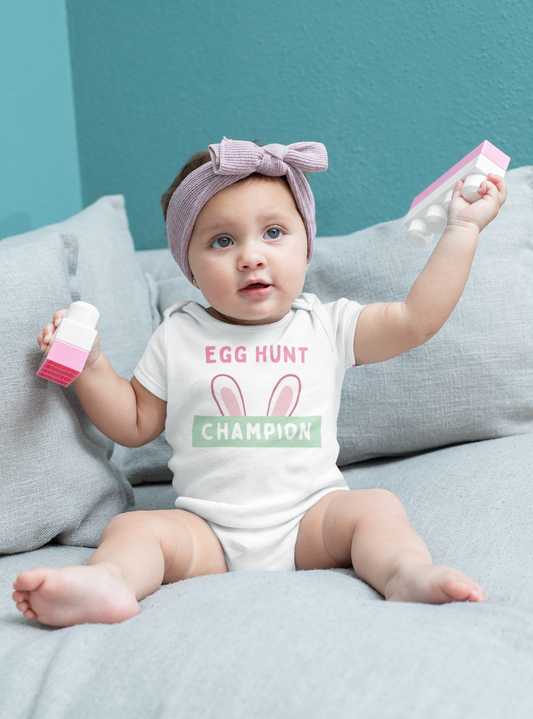 Egg Hunt Champ - Bunny Ears - Infant Onesie