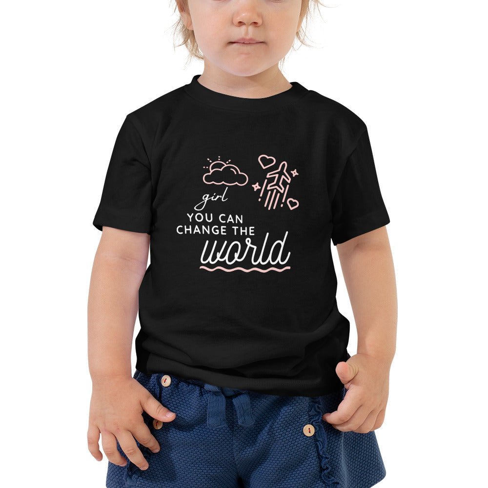 Girl You Can Change the World - Toddler T-shirt