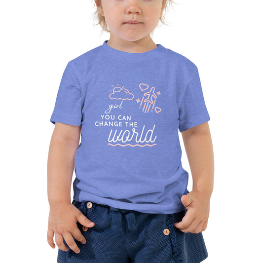 Girl You Can Change the World - Toddler T-shirt