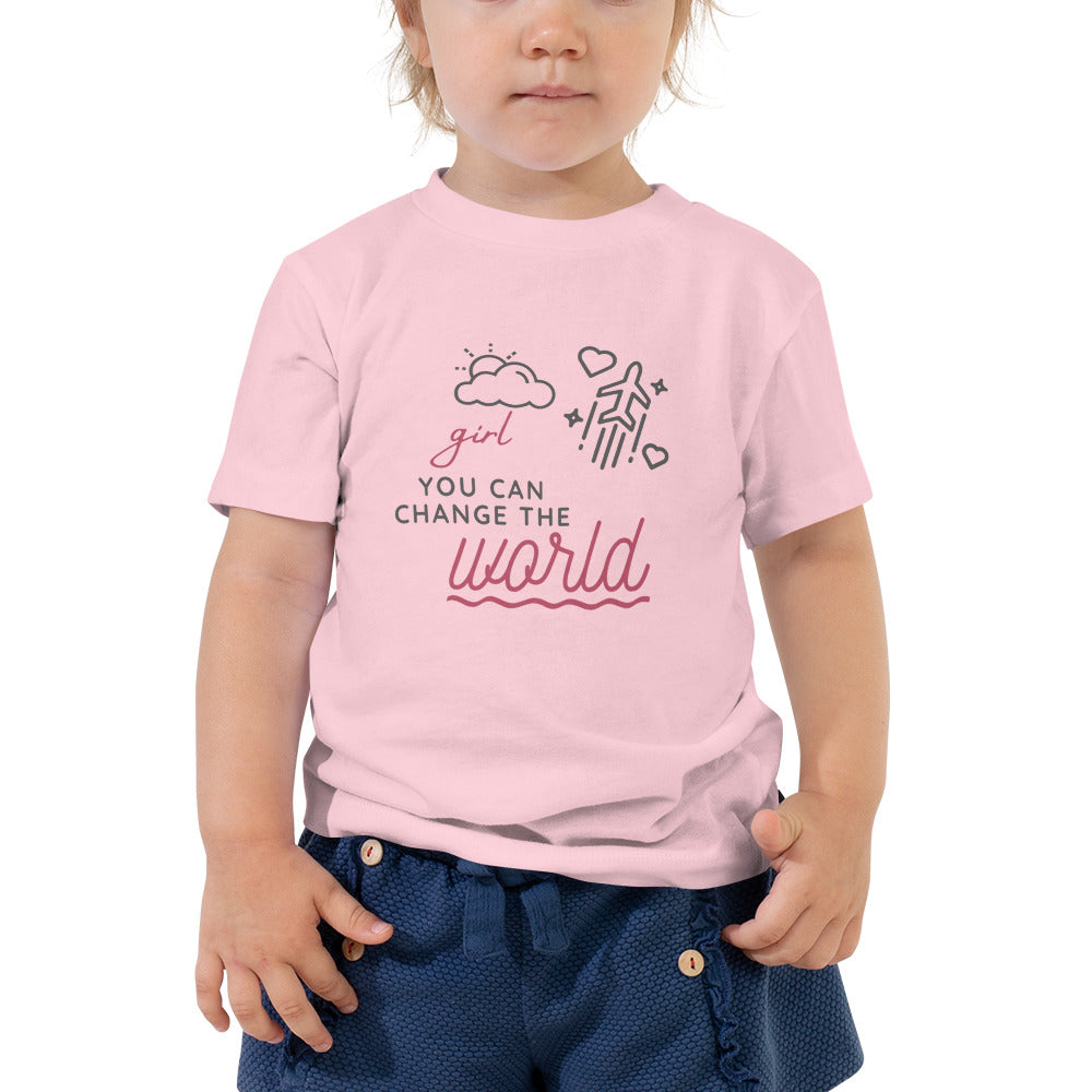 Girl You Can Change the World - Toddler T-shirt