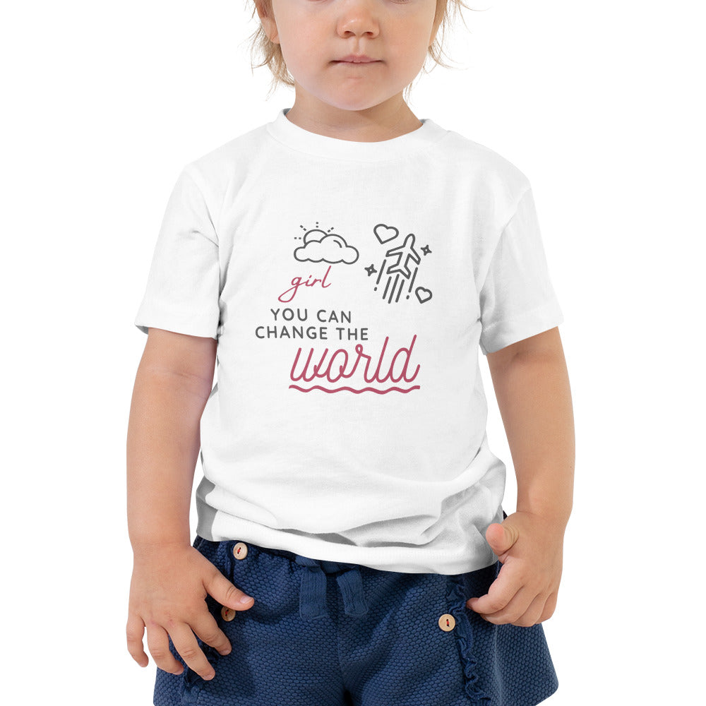 Girl You Can Change the World - Toddler T-shirt