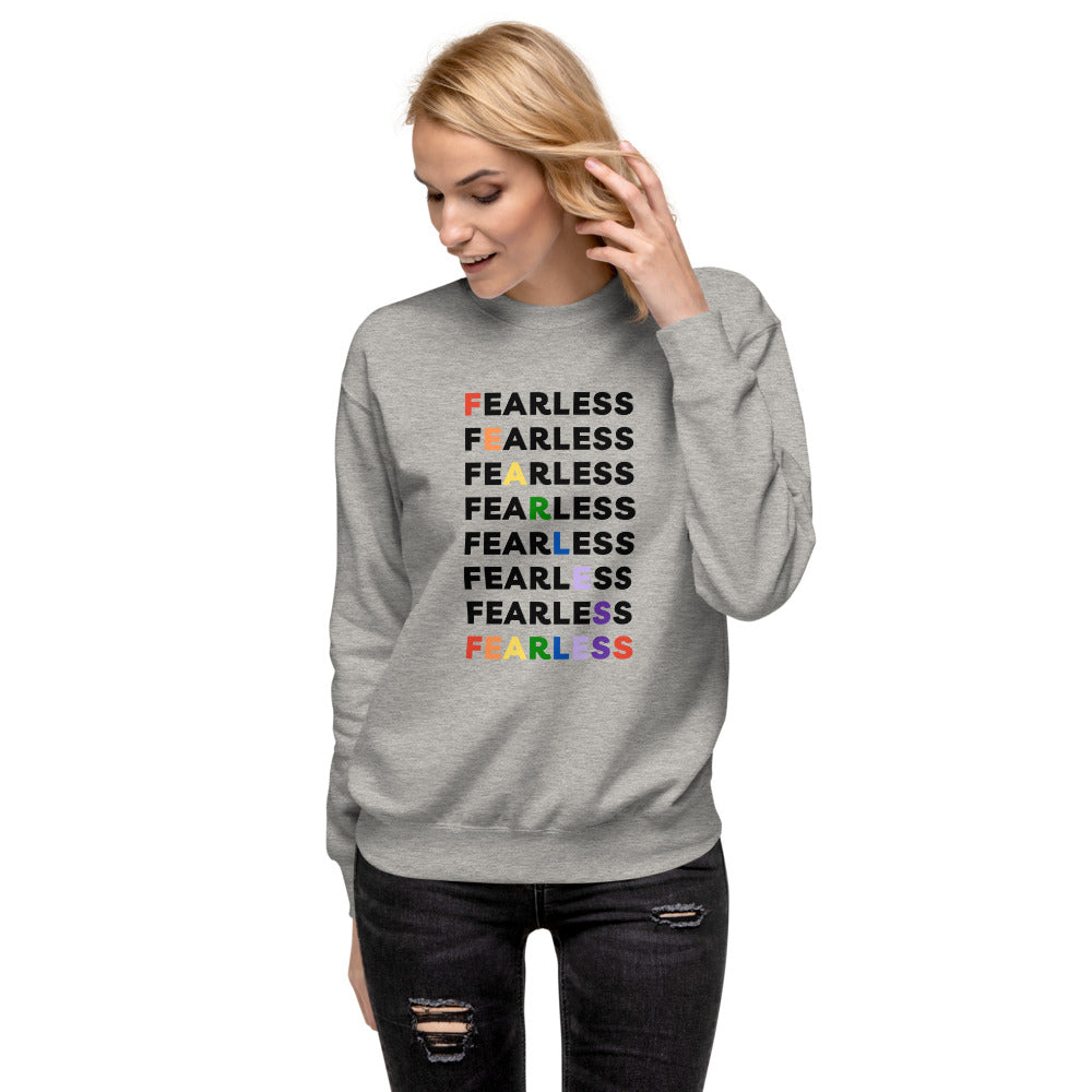 Fearless Rainbow - Fleece Pullover