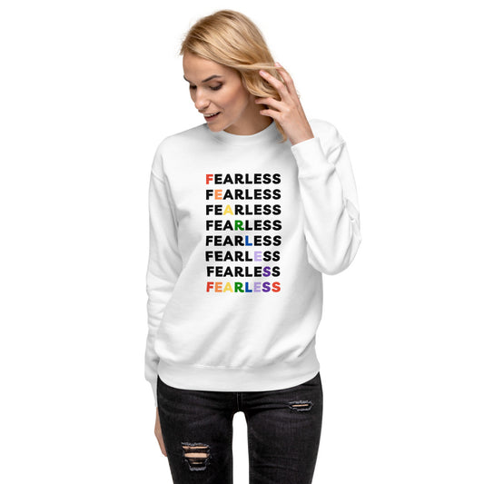 Fearless Rainbow - Fleece Pullover