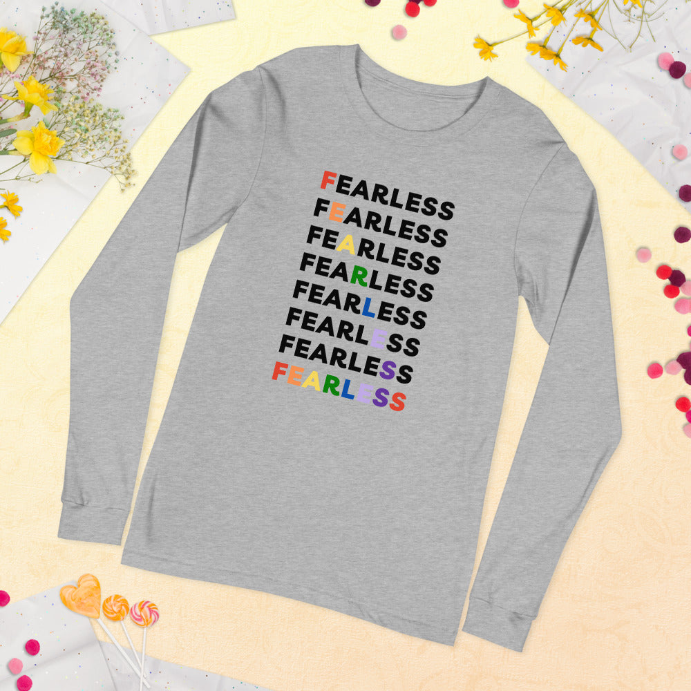 Fearless Rainbow - Women's long sleeve T-shirt