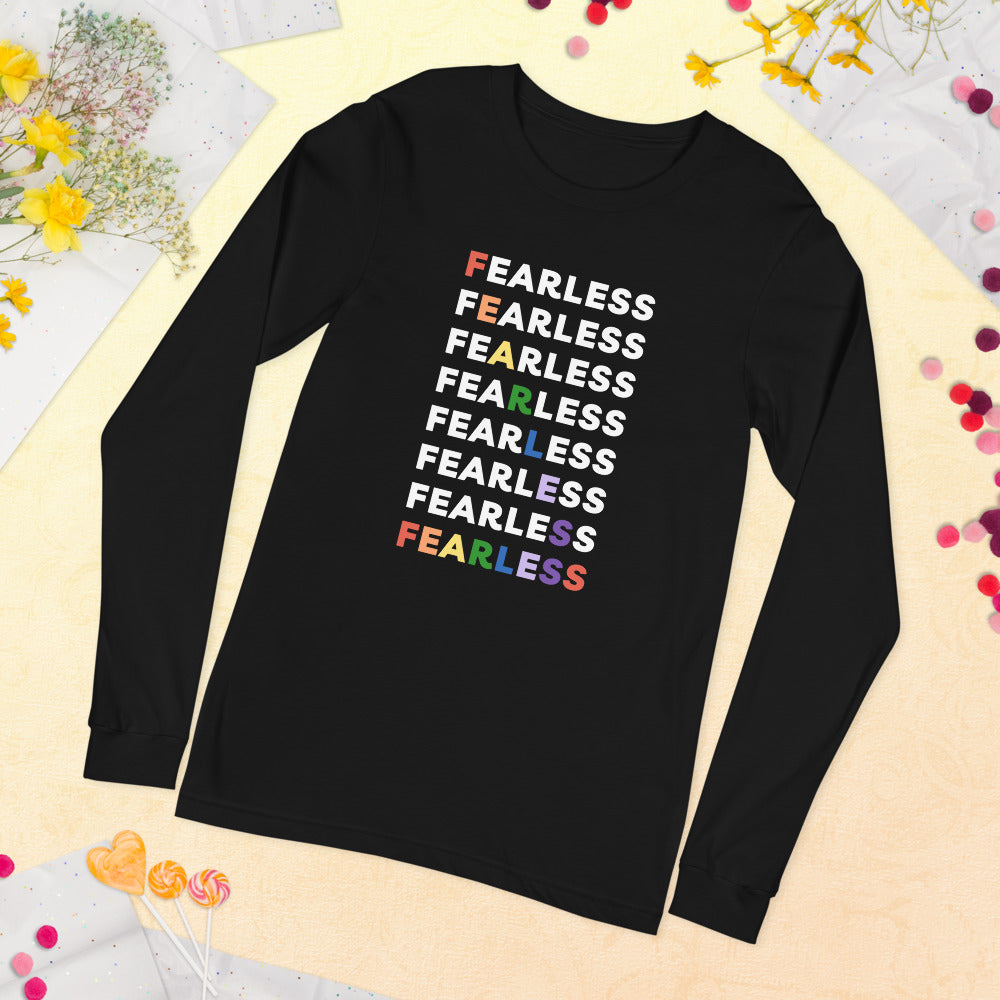 Fearless Rainbow - Women's long sleeve T-shirt