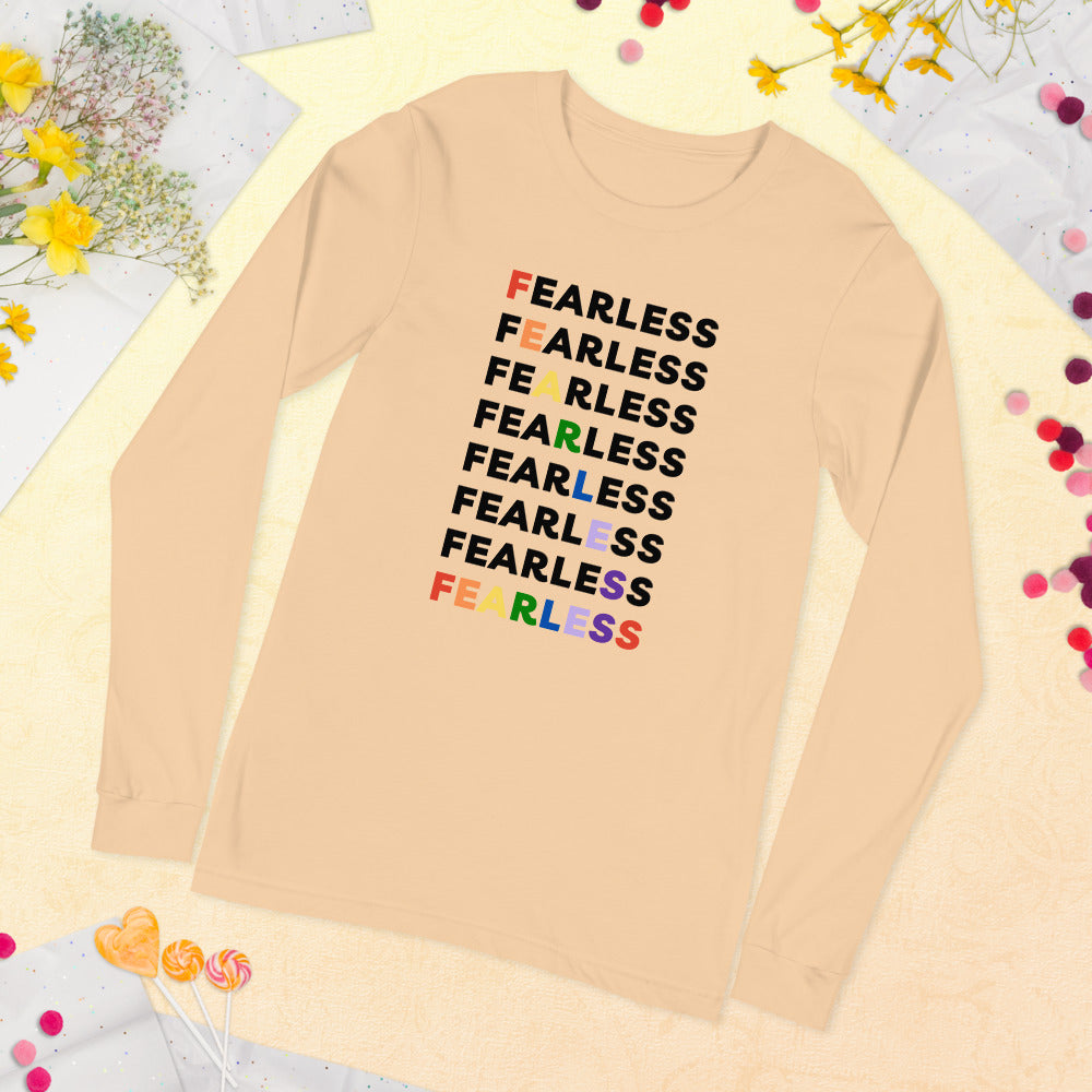 Fearless Rainbow - Women's long sleeve T-shirt