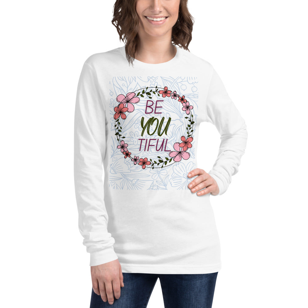 beYOUtiful - Women's long sleeve T-shirt