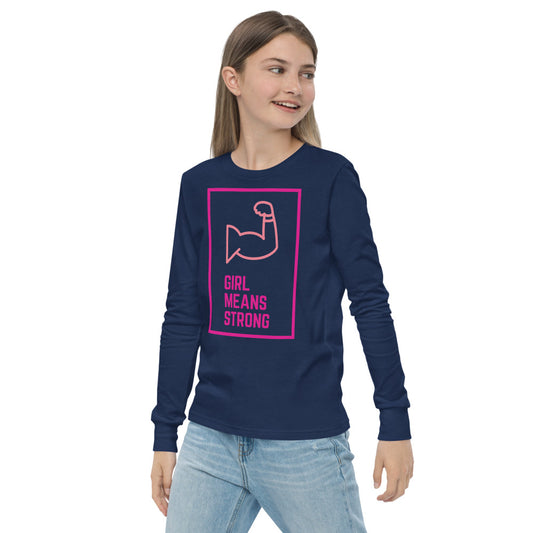 Girl Means Strong - Kids T-shirt